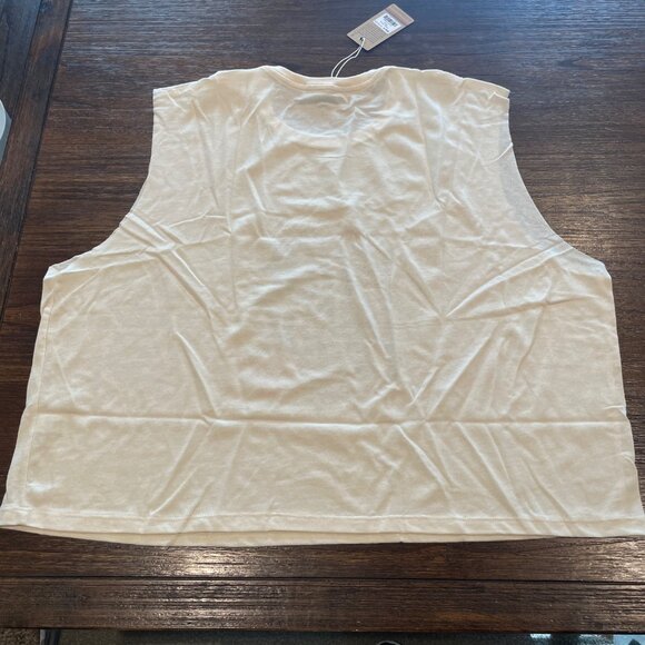 NWT Marine Layer Pride Tank Top Sz XL Crop Sleeveless Lightweight Floral Retro - Picture 6 of 10